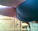 A woman loads up her turquoise panties with some brown material. This video is rather small and needs to be enlarged on your computer screen.